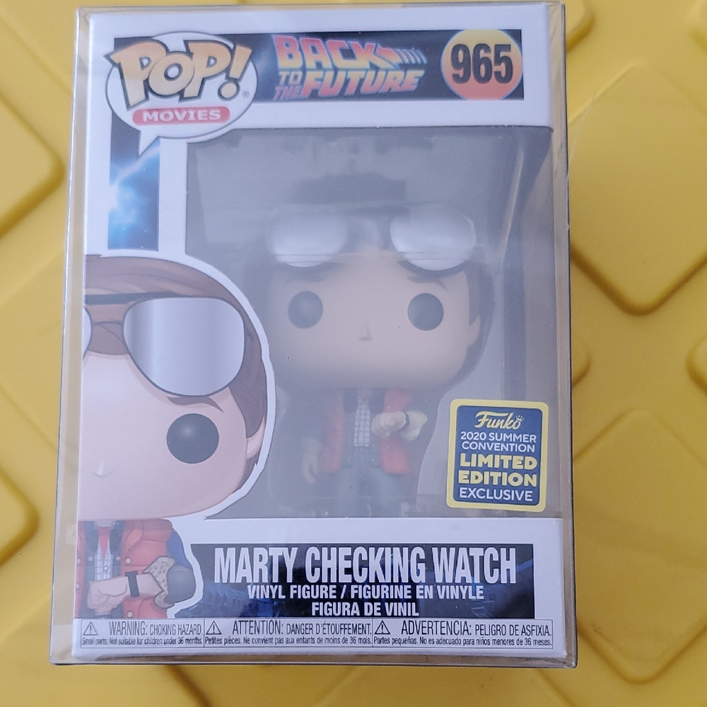 Back To The Future Marty Checking watch #965 Funko Pop